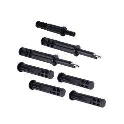 BLK INSERTS FOR ALUM GRAVITY ADA HINGES (1 SET)
