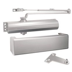 CAL-ROYAL N900PBFDA PARALLEL ARM DOOR CLOSER W/ DELAY ACTION & COVER- ALUMINUM