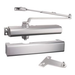 CAL-ROYAL CR801 DU SLIM MULTI SIZE ALUM DOOR CLOSER W/ SLIM COVER-ALUM W/ PARALLEL ARM