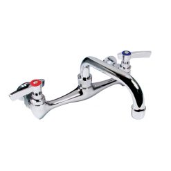 8" WALL MT FAUCET W/8" SPOUT