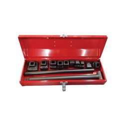 STD CLEANOUT PLUG WRENCH SET (13 PC) W/ EXTENSION HANDLE AND STEEL CASE