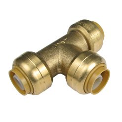 LF 3/4" X 1/2" X 1/2" TEE PUSH-FITTING