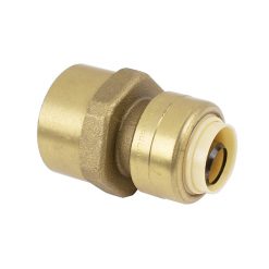 1/2" PUSH X 3/4" FNPT LF STRAIGHT CONNECTOR