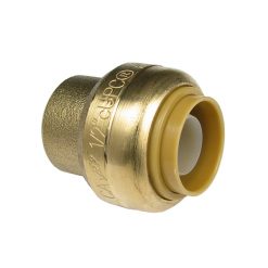 LF 3/4" END STOP PUSH FITTING