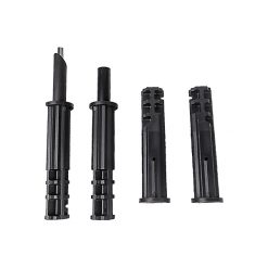 BLK INSERTS FOR ALUM GRAVITY STD HINGES (1 SET)