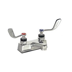 ANTIMICROBIAL 4" ADA FAUCET W/CAST SPOUT