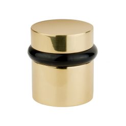 POLISHED BRASS ROUND FLOOR BUMPER