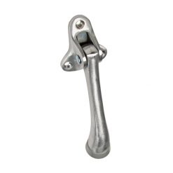 DOOR STOP 5" KICKDOWN TYPE-DULL CHROME