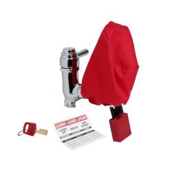 UNIVERSAL BUBBLER / WATER FOUNTAIN LOCKOUT DEVICE WITH LOCK