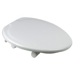 HD 3” RAISED ELONGATED TOILET SEAT W/ FUNNEL SHIELD