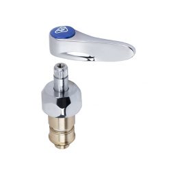 T&S BRASS 012447-25NS N/S COLD CERAMIC CARTRIDGE W/ CHECK VALVE, LEVER HANDLE & BONNET
