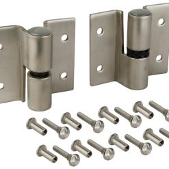 RH-IN SS SURFACE HINGE SET-SELF CLOSING