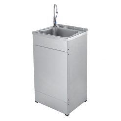 T & S BRASS TPS1020-B0205V5 PORTABLE S/S HAND WASHING STATION W/ MANUAL FAUCET