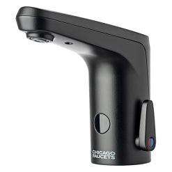 CHICAGO FAUCET E80-A11A-17ABMB E-TRONIC 0.5 GPM LAV FAUCET WITH MATTE BLACK FINISH