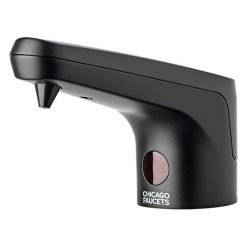 CHICAGO FAUCET E80-SDF-1MB DECK MT SENSOR FOAM SOAP DISPENSER - BLACK MATTE FINISH