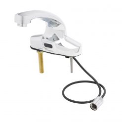 T & S BRASS EC-3104 2 HOLE 4” DECK MOUNT ELECTRONIC FAUCET 2.2 GPM VR AERATOR