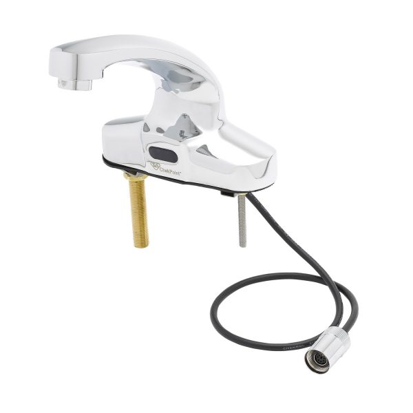 T & S BRASS EC-3104 2 HOLE 4” DECK MOUNT ELECTRONIC FAUCET 2.2 GPM VR AERATOR