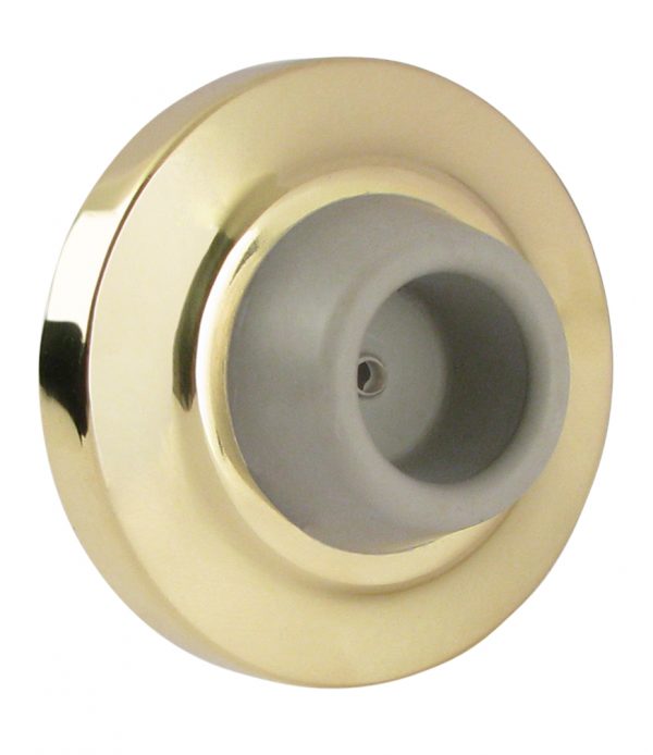 IVES 402-1/2BS POL BRASS DOOR STOP & BUMPER