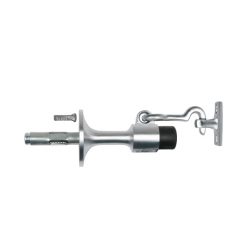BURNS WS445US26D DULL CHROME WALL DOOR STOP & HOLDER