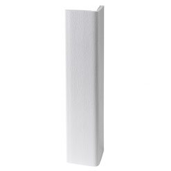 WALL PROTEX WX3-11929-SST 1-1/8” X 4’ WHITE VINYL CORNER GUARD W/ SELF ADHESIVE TAPE