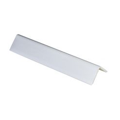 1-1/8” X 4’ WHITE VINYL CORNER GUARD W/ SELF ADHESIVE TAPE