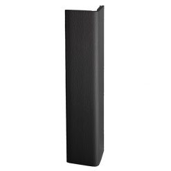 WALL PROTEX WX3-11921 2-1/2” X 4’ BLACK VINYL CORNER GUARD (NO FASTENERS)