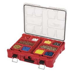 MODULAR STORAGE / ORGANIZER CASE W/ 10 REMOVABLE BINS
