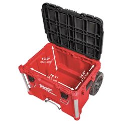 ROLLING TOOL BOX W/ ALL TERRAIN WHEELS