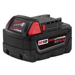 MILWAUKEE 48-11-1850 M18 REDLITHIUM XC5.0 EXTENDED CAPACITY BATTERY PACK