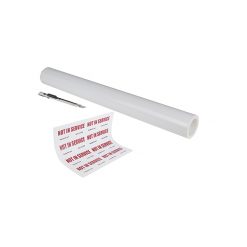 KIT WHITE SELF ADHESIVE PLASTIC SHEET FOR OUT OF SERVICE FIXTURE