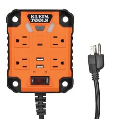 KLEIN TOOLS 29601 POWER BOX MAGNETIC MOUNTED POWER STRIP W/ LED LIGHTS