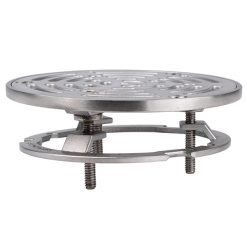 6” OD S/S RETROFIT DRAIN GRATE & FRAME ASSY