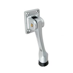 S PARKER HARDWARE 01001 4” HD ALUM FINISH BR DOOR STOP
