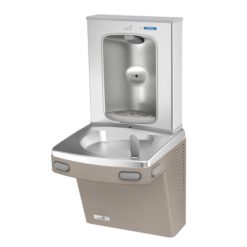OASIS PG8EBF 507027 SANDSTONE S/S ALCOVE SENSOR OP BOTTLE FILLER W/ SANDSTONE WATER COOLER (NEW STYLE)
