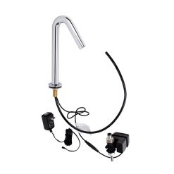 TOUCH-FREE DECK MOUNTED CP FAUCET W/ DUAL POWER INPUT BOX