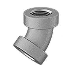 1/8” FIP 45 DEGREE ALUMINUM ELBOW CONNECTOR CLASS 150