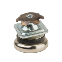 SQUARE TUBING SWIVEL GLIDE - FITS 7/8 OD, 3/4 ID