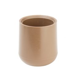 1" OD HEAVY DUTY INSTITUTIONAL TAN POLY TIP