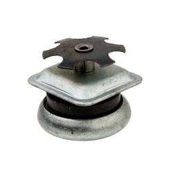 SQUARE TUBING SWIVEL GLIDE - FITS 1 1/8 OD, 1 ID