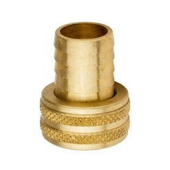 HVY PATTERN FEMALE COUPLING SOLID ROD BRASS - 3/4