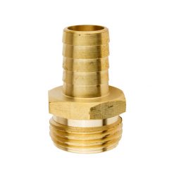 HVY MALE COUPLING SOLID ROD BRASS - 5/8