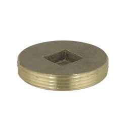 JUMBO 1853 BRASS PLUG - IPS COUNTERSUNK 2"