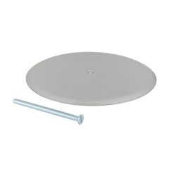 CLEANOUT COVER WITH BOLT 8" STAINLESS STEEL