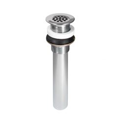 1-1/4” X 6” NON REMOVABLE GRID STRAINER L/OVERFLOW