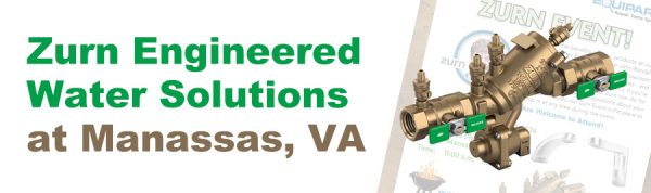 Zurn Engineered Water Solutions at Equiparts Manassas